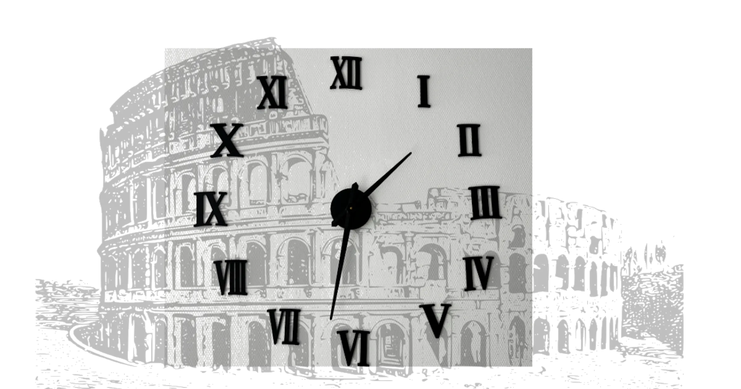 Roman numeral clock, reflecting common crossword clue patterns